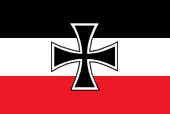 Flagge Fahne flag Gösch Deutsches Reich Kaiserreich Deutschland Germany jack German Empire