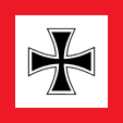 Flagge Fahne flag Deutsches Reich German Empire Drittes Third Reich Standarte Oberbefehlshfromer Heer Deutsches Reich Supreme Commander of the Army