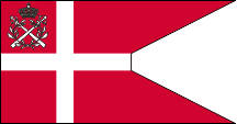 Flagge Fahne flag Dänemark Denmark Danmark Zollflagge customs flag