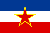 Flagge Fahne merchant flag Merchant flag Jugoslawien Yugoslavia