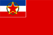 Flagge Fahne naval flag Naval flag Jugoslawien navy Yugoslavia
