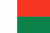 National flag Flagge Fahne flag Madagaskar Madagasikara Malagasy Malgache Madagascar