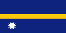 Flagge Fahne flag Nationalflagge Nauru