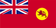 Flagge Fahne merchant flag Merchant flag Britisch British Nordborneo North Borneo Sabah