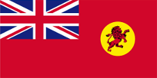 Flagge Fahne merchant flag Merchant flag Britisch British Nordborneo North Borneo Sabah