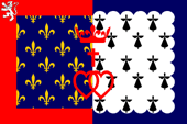 Flagge Fahne flag drapeau pavillon Pays-de-la-Loire