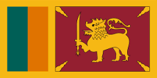 Flagge Fahne flag Naval flag naval flag Sri Lanka Ceylon