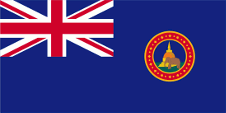 Flagge Fahne State flag flag Britisch British Sri Lanka Ceylon