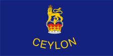 Flagge Fahne flag Generalouverneur Governor General Britisch British Sri Lanka Ceylon