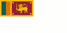 Flagge Fahne flag Naval flag naval flag Sri Lanka Ceylon