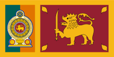 Flagge Fahne flag Präsident Oberbefehlshaber Streitkräfte President Commander-in-Chief Armed Forces Sri Lanka Ceylon