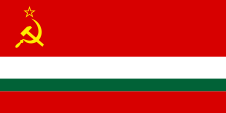 Flagge Fahne flag Tadschikische Sozialistische Sowjetrepublik Tajik Soviet Socialist Republic Tajikistan Tadschikistan Tadshikistan Tadjikistan Tojikiston