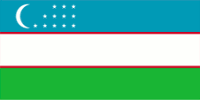 Flagge Fahne flag Nationalflagge Staatsflagge Nationalflagge national Usbekistan Uzbekistan Ouzbékistan Uzbekiston