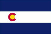 Flagge Fahne Flag ensign USA Staat Bundesstaat Federal State Colorado