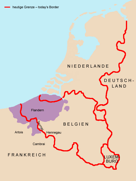 Landkarte, Map, Flandern, Flanders, Vlaanderen, Flandre