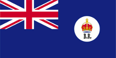 Flagge Fahne flag Gilbert and Ellice Islands Protectorate Gilbert- und Ellice-Inseln Gilbert and Ellice Islands Protektorat Britischer Resident Commissioner British Resident Commissioner