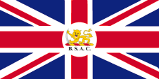 Flagge Fahne flag BSAC Britisch-Südafrikanische Gesellschaft British South Africa Company