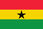 Flagge Fahne Flag Ghana Goldküste Gold Coast