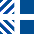 Standarte Flagge flag Standard of the Verteidigungsminister Minister of Defense Griechenland Greece