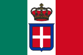 State flag Naval flag Flagge Sardinien-Piemont state and naval flag Sardinia-Piedmont Sardegna Piemonte