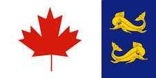 Flagge Fahne flag Gösch Kanada Canada Canadian coast guard jack Küstenwache
