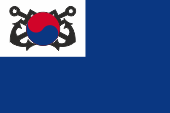 Flagge Fahne flag Marine naval navy Gösch jack Südkorea South Korea