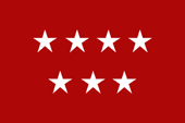 Flagge Fahne flag Autonome Gemeinschaft Madrid