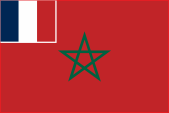 Flagge Fahne flag flag Marokko Morocco Maroc Al Maghrib Al-Maghrib Maghribija Französisch-Marokko French Morocco