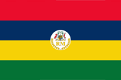 Präsident president Flagge Fahne flag Mauritius