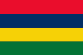 National flag Flagge Fahne flag Mauritius