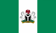 Nigeria Flagge Fahne flag Präsident President