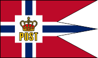 Flagge Fahne flag Flagg Norge Norway Norwegen Post mail