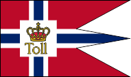 Flagge Fahne flag Flagg Norge Norway Norwegen Toll Zoll customs