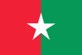 Flagge Fahne flag National flag Ogaden Westsomalische Befreiungsfront Western Somalia Liberation Front WSLF