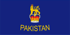 Flagge Fahne flag Generalgouverneur Governor General Pakistan Westpakistan West Pakistan