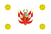 Flagge Fahne flag Präsident president Peru