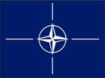 Flagge Fahne flag NATO OTAN North Atlantic Treaty Organization Nordatlantikvertrag Nordatlantikpakt