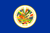 Flagge Fahne flag OAS Organisation Amerikanischer Staaten Organization of American States
