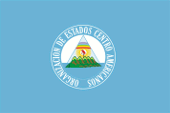 Flagge Fahne flag ODECA Organisation Zentralamerikanischer Staaten Organización de Estados Centro Americanos Organization of Central American States