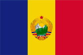 Flagge Fahne flag Volksrepublik People's Republic Rumänien Romania National flag Naval flag national flag naval flag