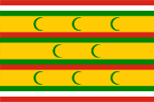 Flagge Fahne flag Sultanat Sultanate Sansibar Zanzibar Pemba, Sansibar und Pempa Zanzibar and Pemba