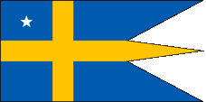 Flagge Fahne flag Flottillenadmiral Flottillen-Admiral Commodore Schweden Sweden Suède Sverige Flaggen flags Fahnen