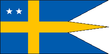 Flagge Fahne flag Konteradmiral Konter-Admiral Rear Admiral Schweden Sweden Suède Sverige Flaggen flags Fahnen