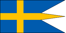 Flagge Fahne flag Marineflagge Kriegsflagge Gösch naval flag war flag naval jack Schweden Sweden Suède Sverige Flaggen flags Fahnen