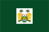 Flagge Fahne flag Präsident President Sierra Leone