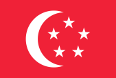 Flagge Fahne flag Präsident President Singapur Singapore Singapour