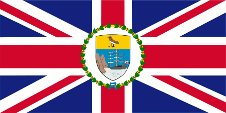 Flagge Fahne Flag Gouverneur Governor St. Helena Sankt Helena Saint Helena