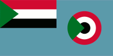 Flagge Fahne Flag Luftwaffe Air Force Sudan Soudan As-Sudan