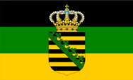 Landesfarben Flagge flag Fahne Sachsen-Weimar-Eisenach Sachsen Saxony Saxony-Weimar-Eisenach Großherzogtum Grand Duchy Weimar Eisenach Herzog duke