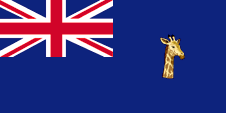 Flagge Fahne Flag Staatsflagge state Britisch Tanganjika British Tanganyika